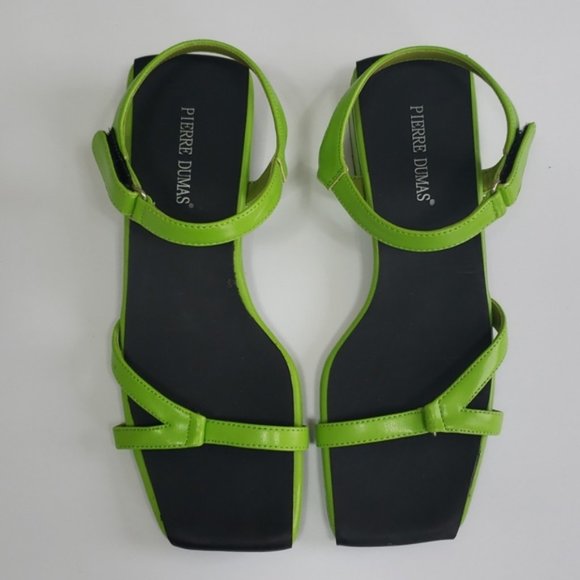 Pierre Dumas Women sandals Lime Green - Picture 3 of 14